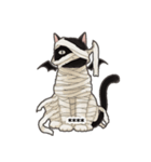 ハロウィーンの仮装した猫ちゃんスタンプ（個別スタンプ：6）