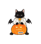 ハロウィーンの仮装した猫ちゃんスタンプ（個別スタンプ：7）