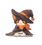 ハロウィンな猫ちゃんスタンプ（個別スタンプ：10）