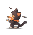 ハロウィンな猫ちゃんスタンプ（個別スタンプ：11）