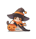 ハロウィンな猫ちゃんスタンプ（個別スタンプ：12）