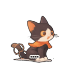 ハロウィンな猫ちゃんスタンプ（個別スタンプ：13）