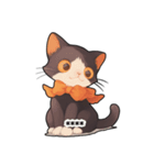 ハロウィンな猫ちゃんスタンプ（個別スタンプ：14）