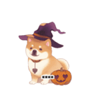 ハロウィーンのコスプレをしたわんちゃん（個別スタンプ：2）
