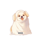 ハロウィーンのコスプレをしたわんちゃん（個別スタンプ：5）