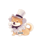 ハロウィーンのコスプレをしたわんちゃん（個別スタンプ：16）