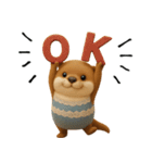 mottoのカワウソンヌ♡晴れ時々曇り（個別スタンプ：6）