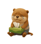 mottoのカワウソンヌ♡晴れ時々曇り（個別スタンプ：32）