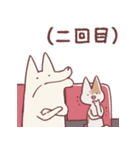 享年さんとしろさん-映画タイム！日本語版（個別スタンプ：25）