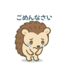ハリネズミのあいさつ＆メッセージ（個別スタンプ：12）