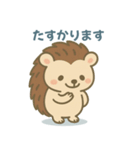 ハリネズミのあいさつ＆メッセージ（個別スタンプ：14）