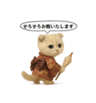 ネコしてます:大正浪漫1（個別スタンプ：12）