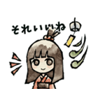 寄り添う座敷わらしスタンプ（個別スタンプ：7）