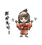 寄り添う座敷わらしスタンプ（個別スタンプ：8）