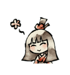 寄り添う座敷わらしスタンプ（個別スタンプ：21）