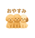 トイプードルの日常32（個別スタンプ：3）