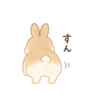 フワフワうさちゃんのおしり（個別スタンプ：24）