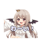 コウモリとバニースタンプセット（個別スタンプ：8）