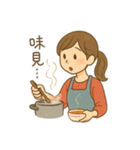 料理女子の毎日使える日常会話スタンプ（個別スタンプ：8）