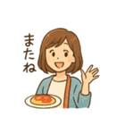 料理女子の毎日使える日常会話スタンプ（個別スタンプ：12）