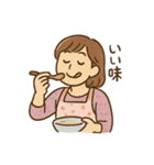 料理女子の毎日使える日常会話スタンプ（個別スタンプ：15）