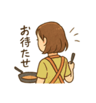 料理女子の毎日使える日常会話スタンプ（個別スタンプ：22）