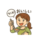 料理女子の毎日使える日常会話スタンプ（個別スタンプ：30）