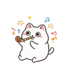 白にゃんこ喜怒哀楽（個別スタンプ：31）