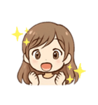 かわいい女の子 色々な表情（個別スタンプ：1）