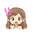 かわいい女の子 色々な表情（個別スタンプ：2）