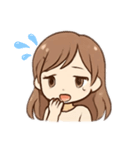 かわいい女の子 色々な表情（個別スタンプ：5）