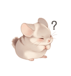 ほっこり手書きのチンチラスタンプ（個別スタンプ：15）