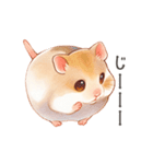 優しいほっこり手書きのハムスタースタンプ（個別スタンプ：8）
