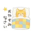 猫がいっぱい♡ふんわり可愛い秋＆冬（個別スタンプ：4）