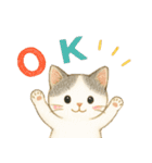 猫がいっぱい♡ふんわり可愛い秋＆冬（個別スタンプ：11）
