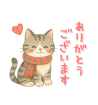 猫がいっぱい♡ふんわり可愛い秋＆冬（個別スタンプ：18）