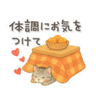 猫がいっぱい♡ふんわり可愛い秋＆冬（個別スタンプ：20）