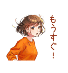 ボブカットの女の子★待ち合わせ連絡（個別スタンプ：5）