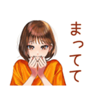 ボブカットの女の子★待ち合わせ連絡（個別スタンプ：13）