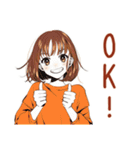 ボブカットの女の子★待ち合わせ連絡（個別スタンプ：26）