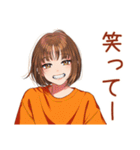ボブカットの女の子★待ち合わせ連絡（個別スタンプ：36）