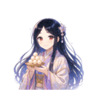 秋のかぐや姫スタンプ・可愛さ満点！（個別スタンプ：15）