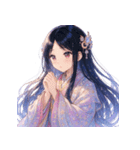 秋のかぐや姫スタンプ・可愛さ満点！（個別スタンプ：19）