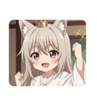 きつねこんこんみなみちゃんスタンプ（個別スタンプ：18）