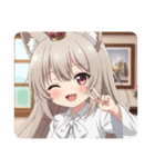 きつねこんこんみなみちゃんスタンプ（個別スタンプ：23）
