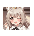 きつねこんこんみなみちゃんスタンプ（個別スタンプ：29）