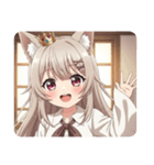 きつねこんこんみなみちゃんスタンプ（個別スタンプ：31）