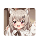 きつねこんこんみなみちゃんスタンプ（個別スタンプ：32）