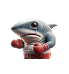 ボクシングサメ爆笑アタック,（個別スタンプ：23）