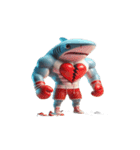 ボクシングサメ爆笑アタック,（個別スタンプ：26）